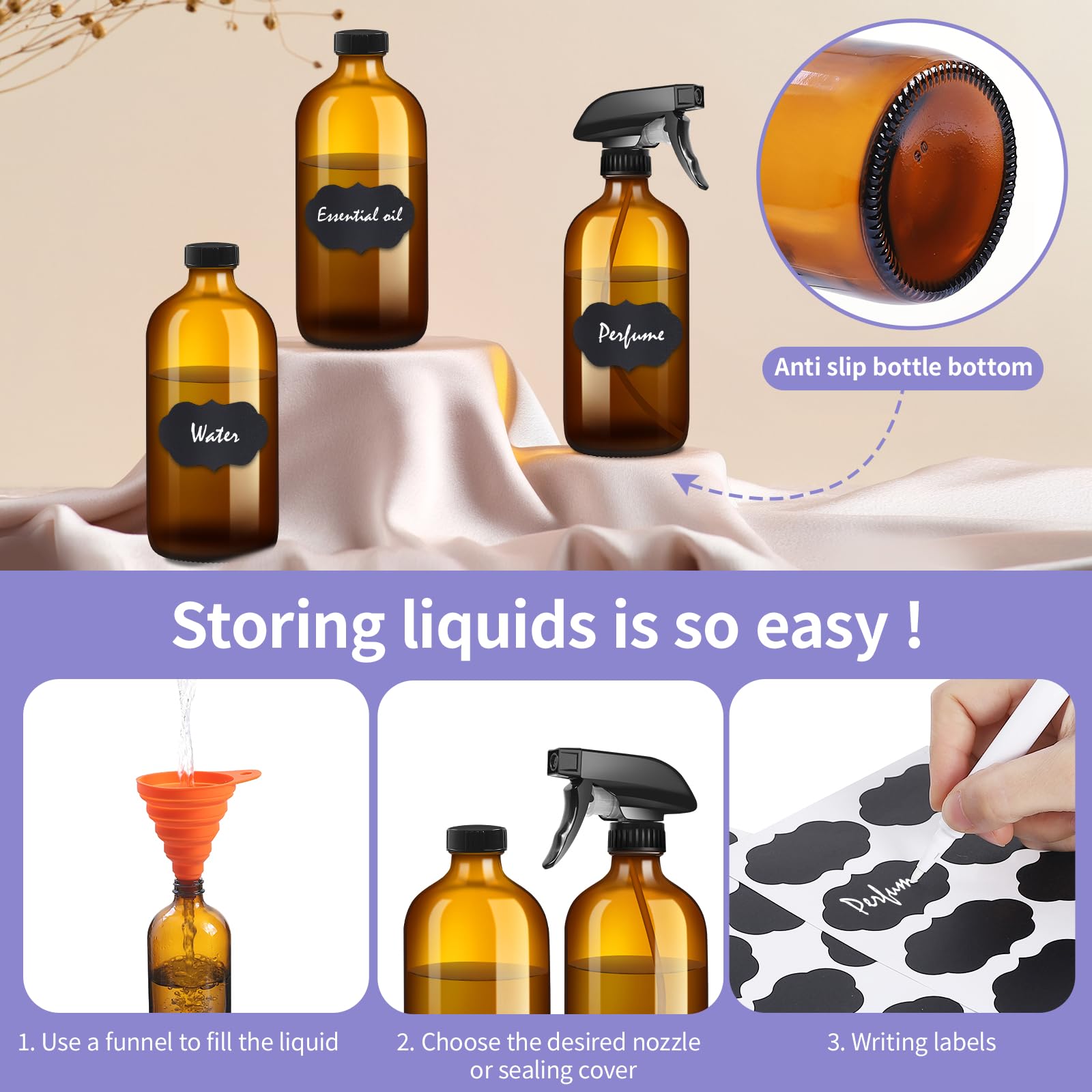 Sietpoek aromatherapy and cleaning uses bottle supports daily routines.