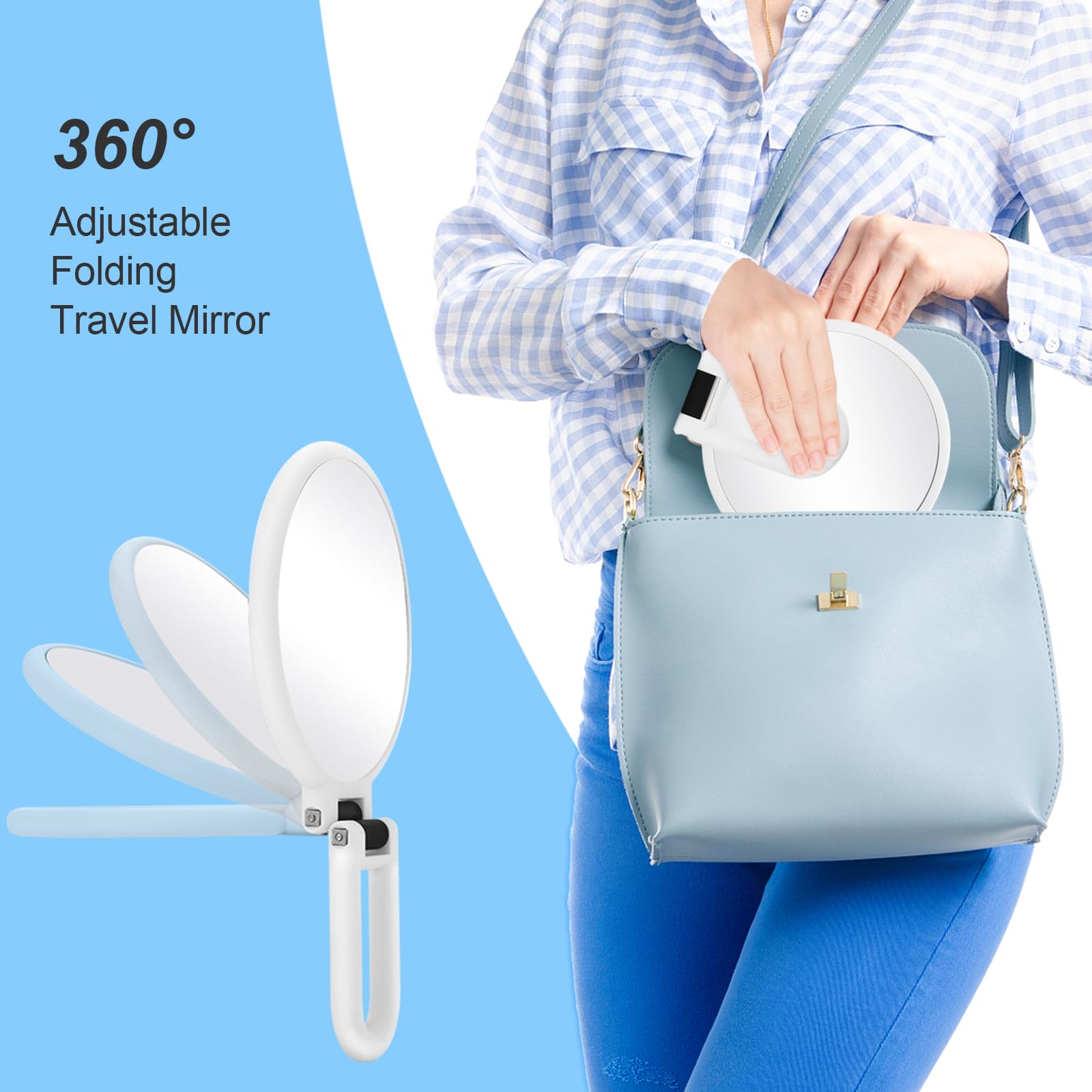 Sifolo foldable stand enables tabletop use and hands-free grooming