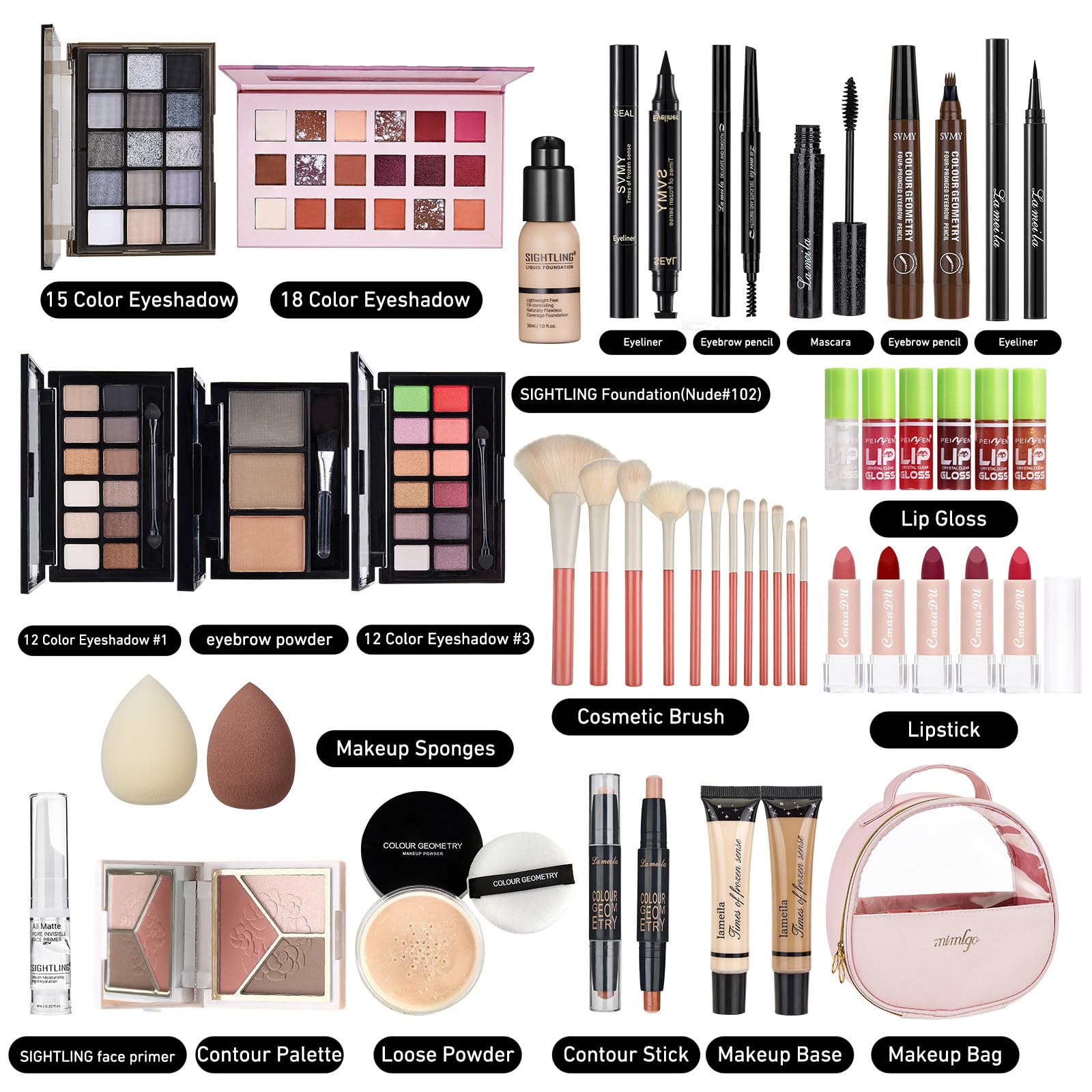 SIGHTLING travel bag with makeup highlights easy organization for on-the-go beauty