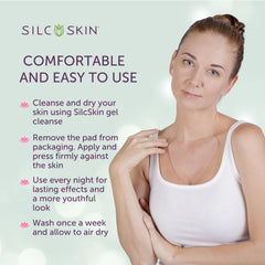 Silc Skin Decollette Pad overnight treatment fits into your routine