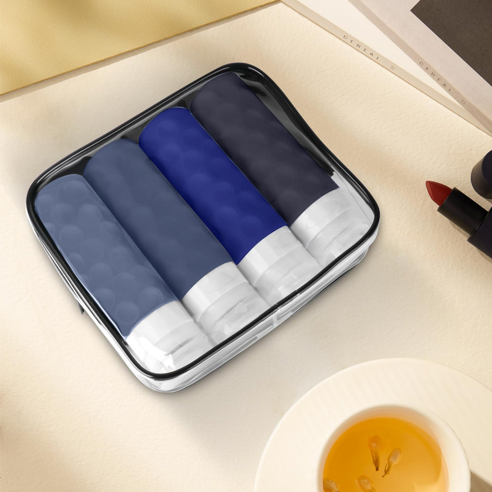 Silevoler bottles in use demonstrate compact travel packing.