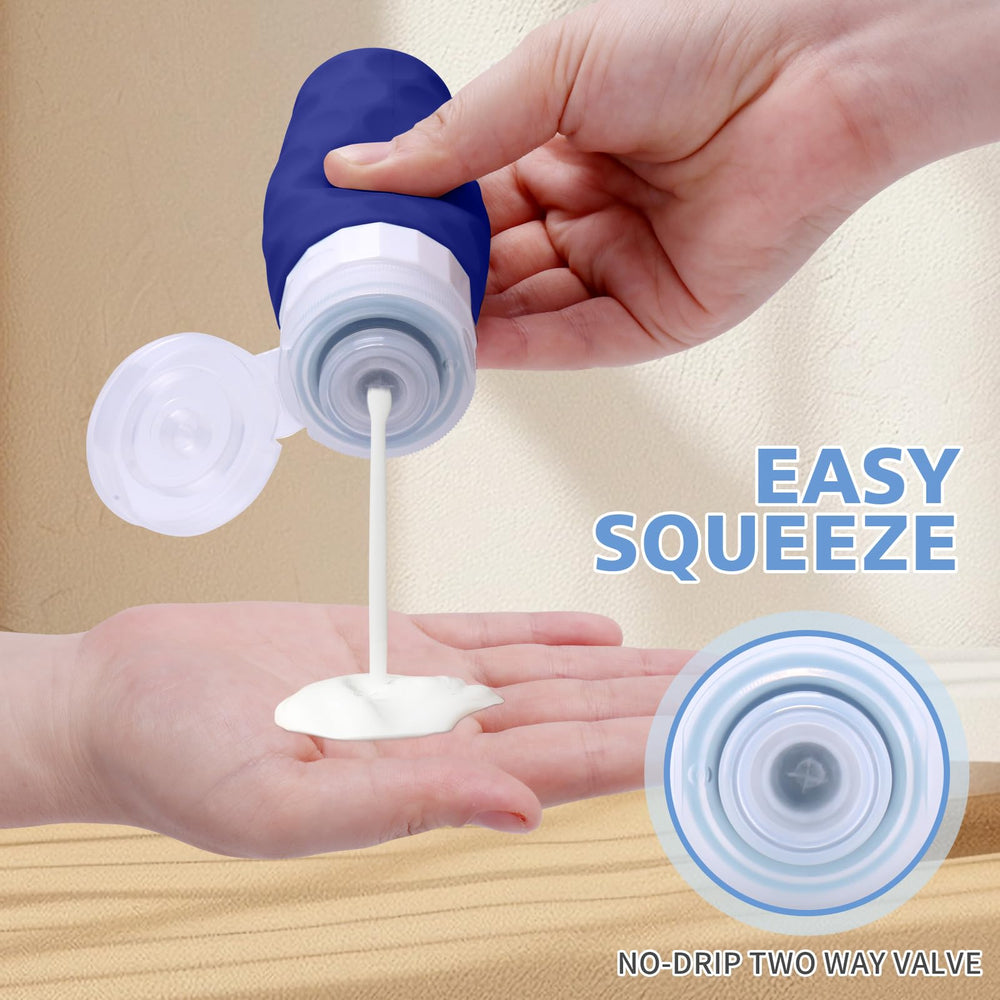 Silevoler BPA-free silicone bottles provide safe, flexible storage.