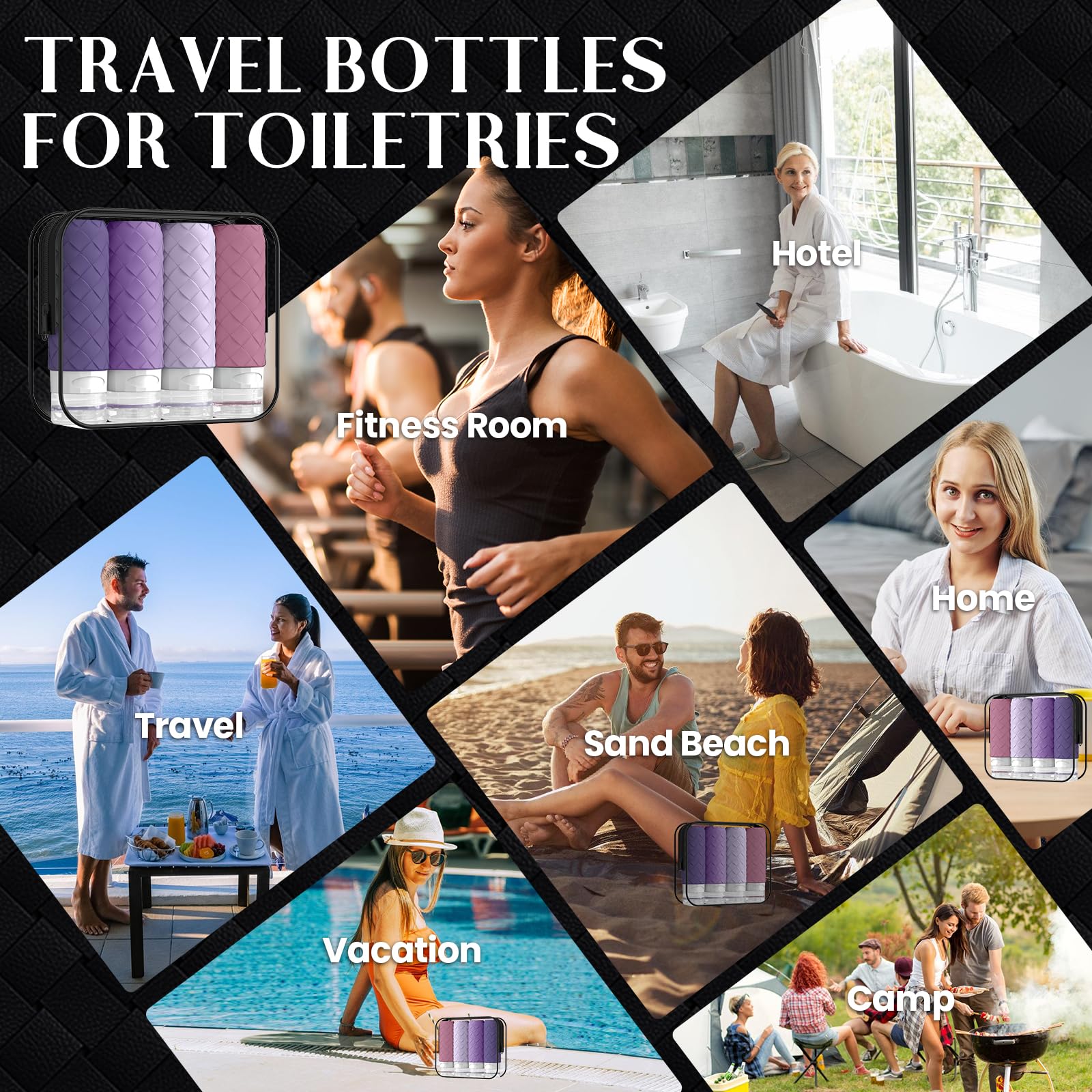 Silevoler retro design adds style to your travel kit.