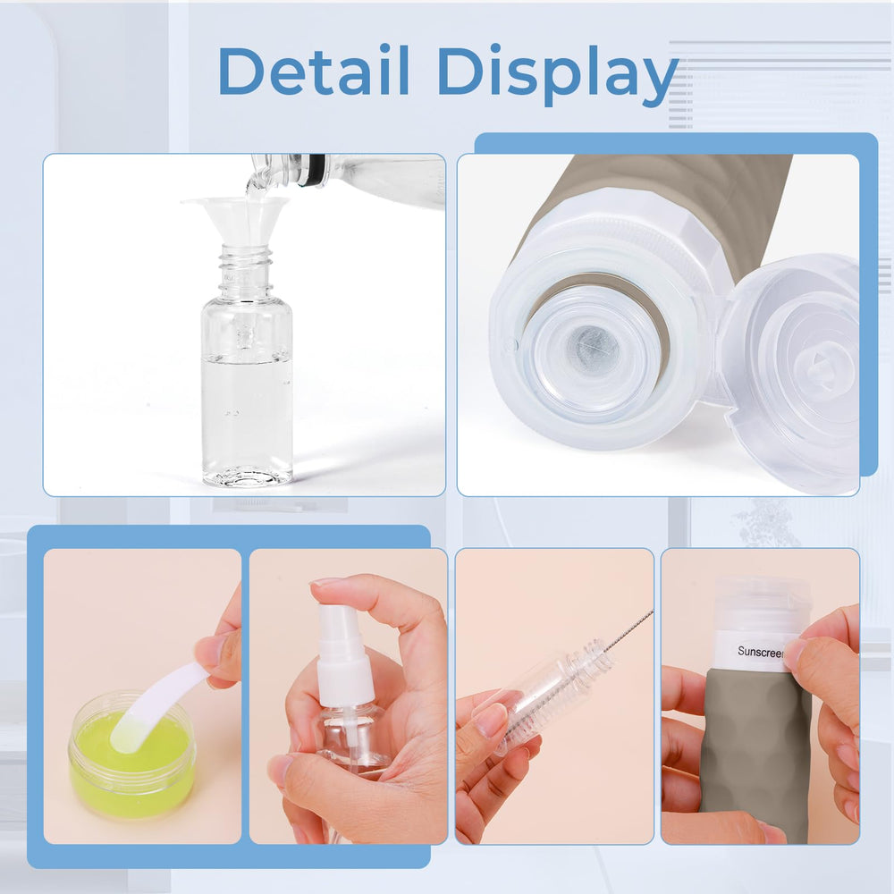 Silevoler spray bottles for liquids on-the-go