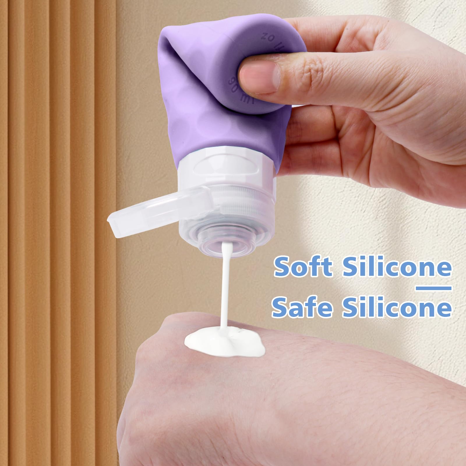 Silevoler BPA-free silicone bottles are soft to touch yet durable.