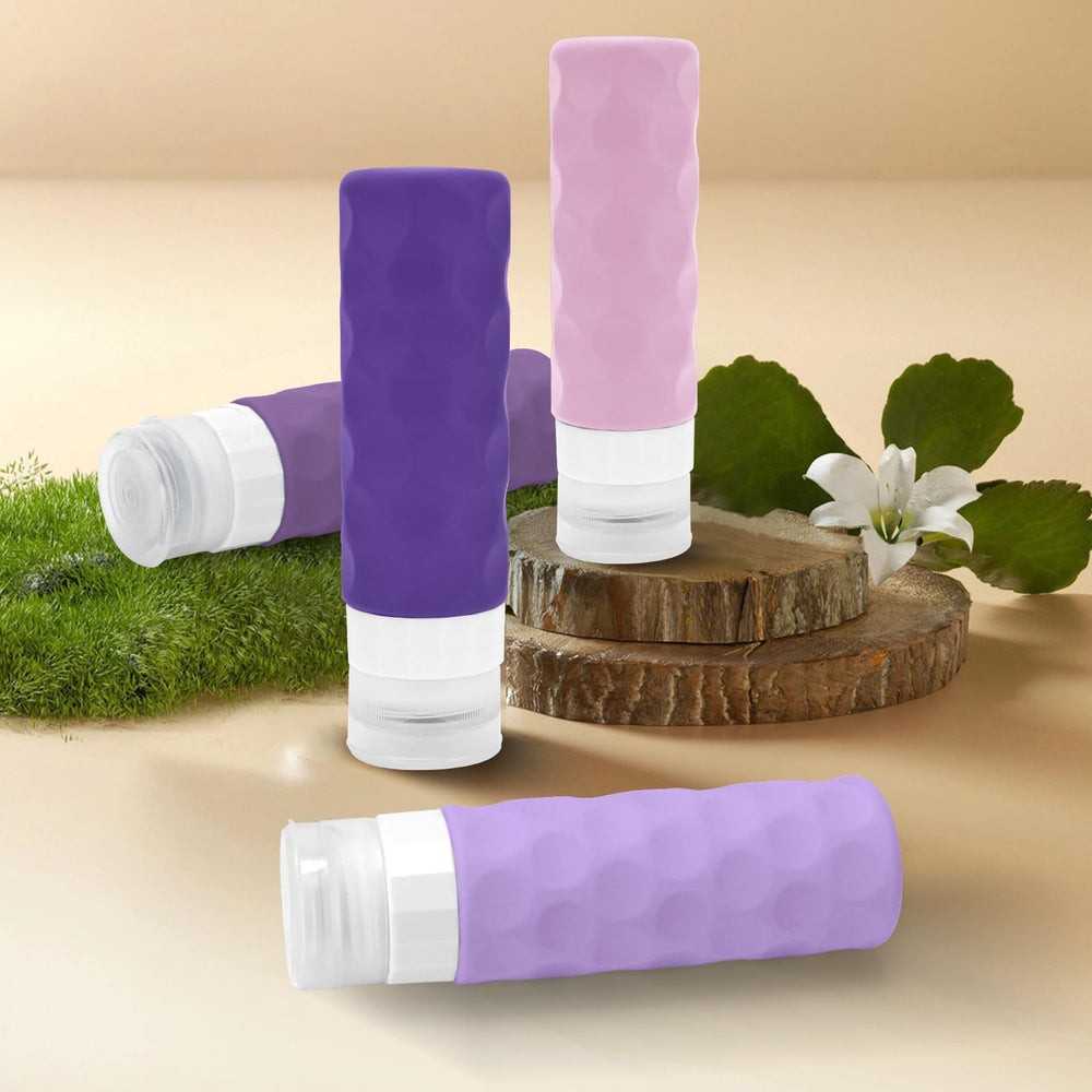 Silevoler bottle with textured grip design for secure handling when wet.