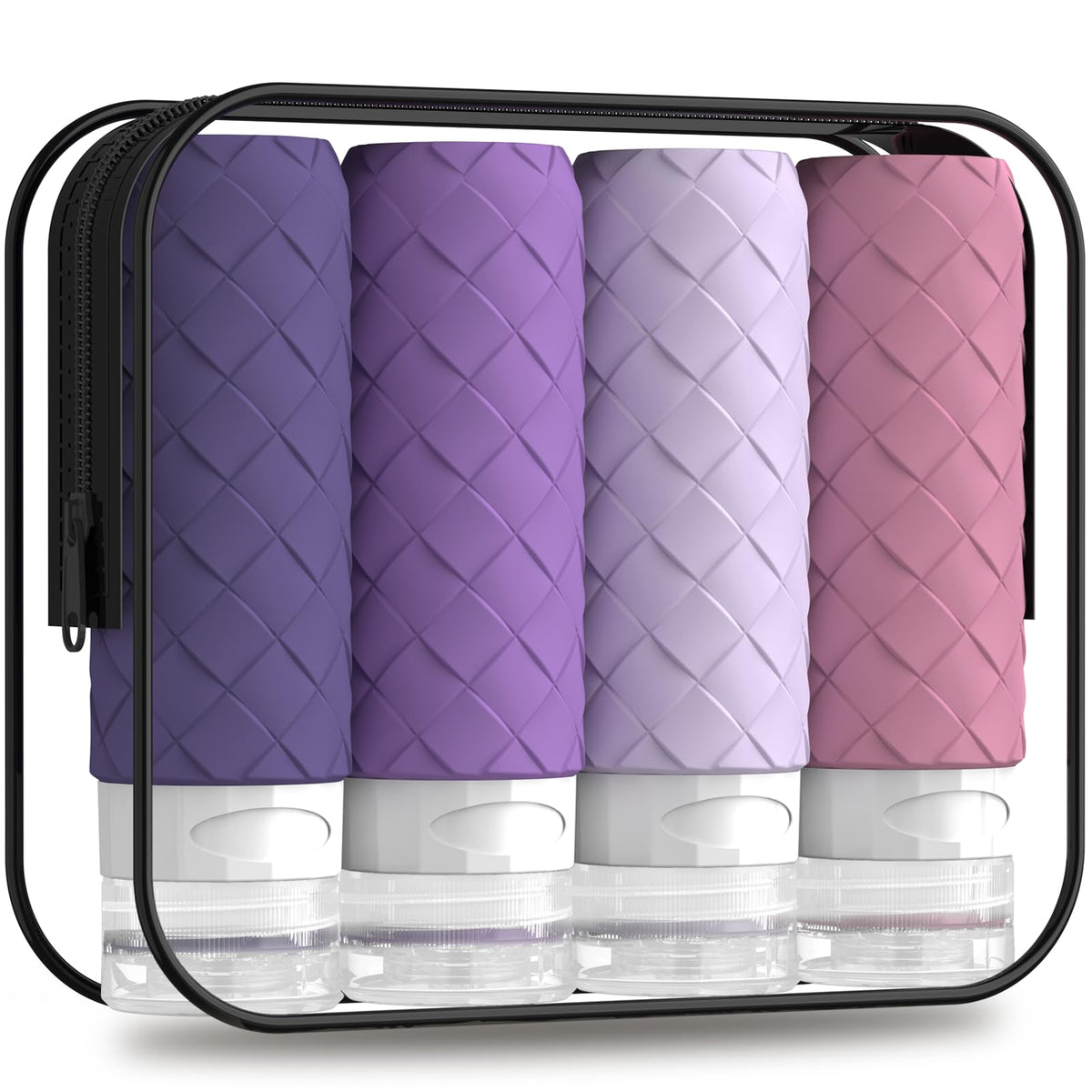 Silevoler travel bottles 3oz with leak-proof design for on-the-go toiletries.