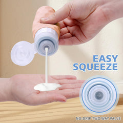 Triple leak-proof lid keeps liquids sealed during transit.