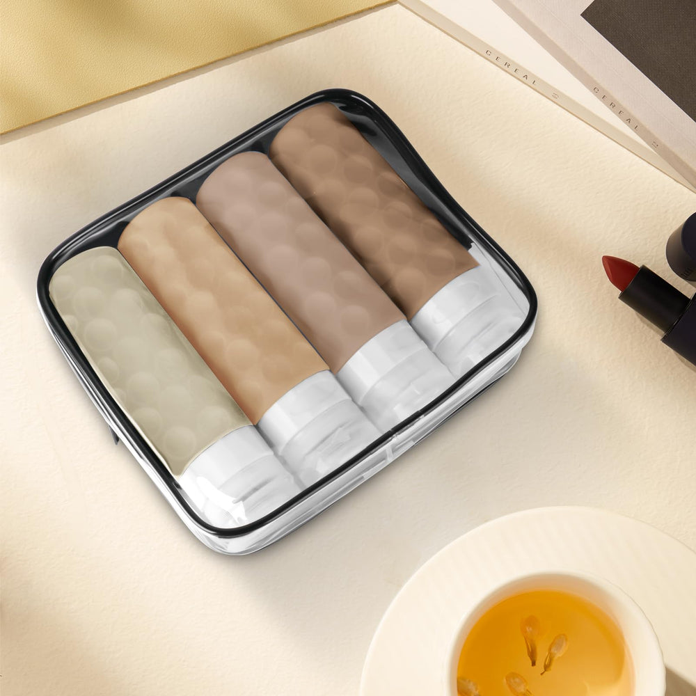 Silevoler cream travel bottles ideal for gym, vacation, or business trips