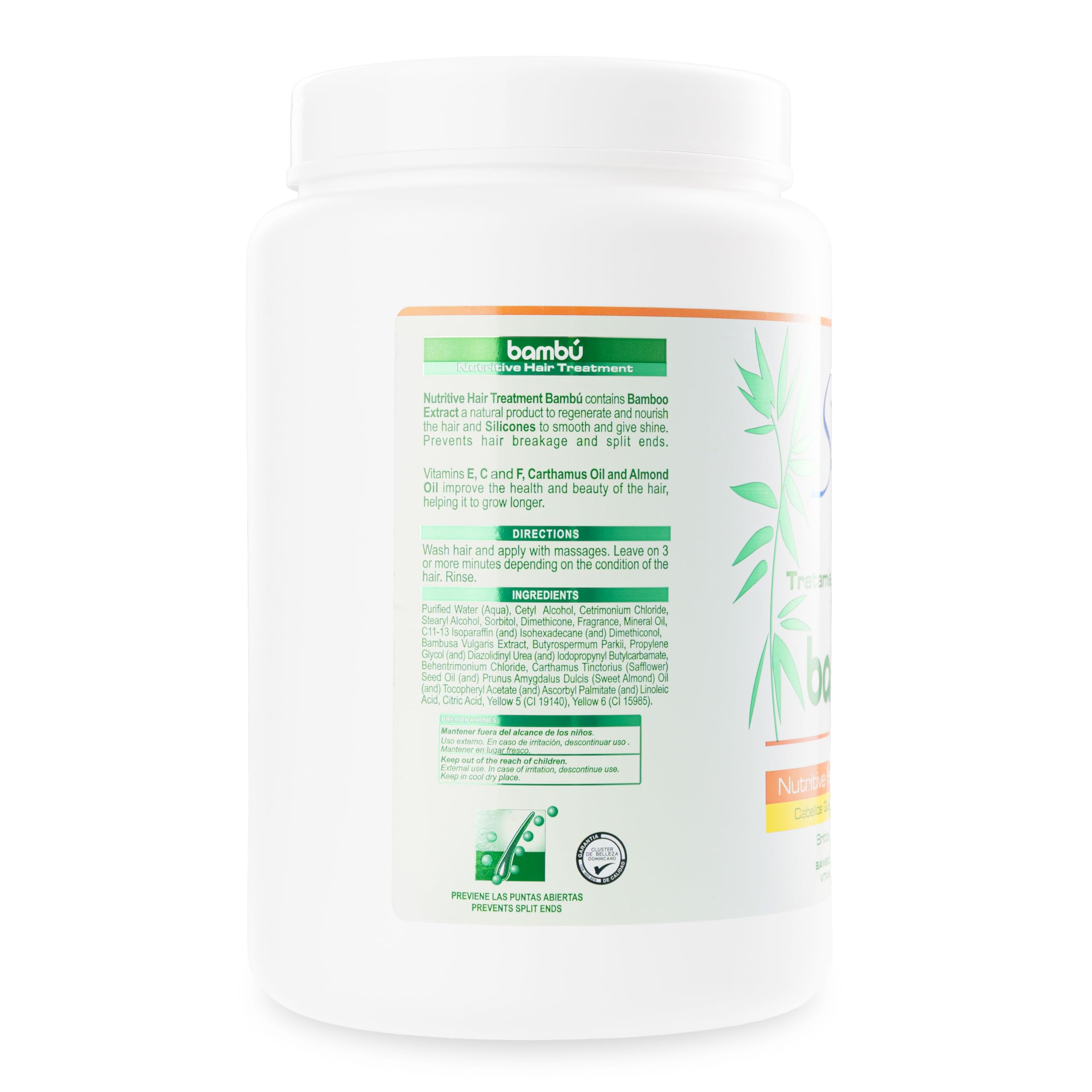 Silicon Mix Bamboo Nutritive Hair Treatment applied to hair to detangle and smooth.