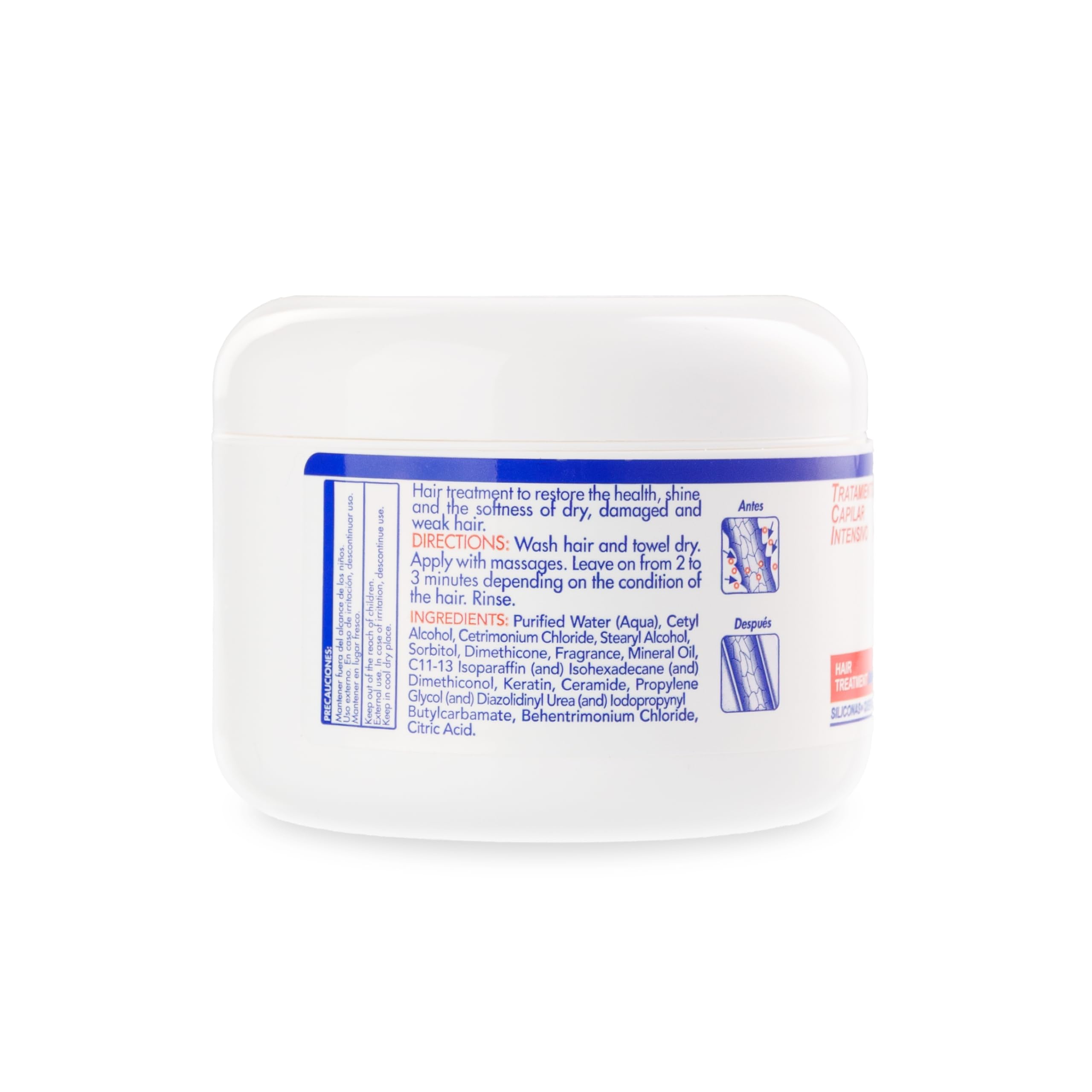 Silicon Mix hair mask application demonstrates smoothing and frizz control for dry hair