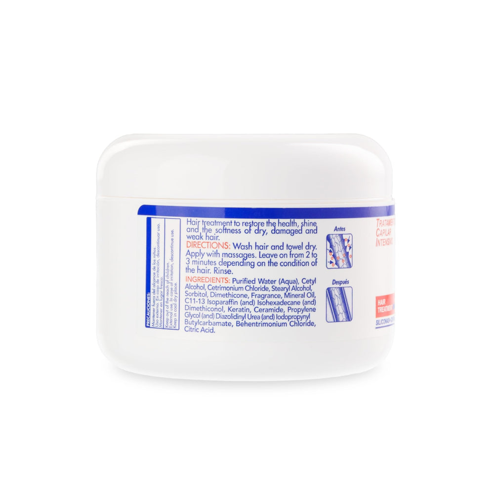 Silicon Mix hair mask application demonstrates smoothing and frizz control for dry hair