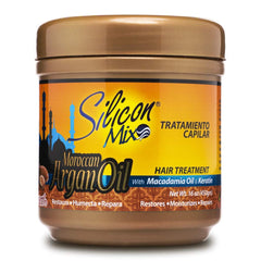 Silicon Mix tratamiento de aceite de argán 16oz para cabello suave y brillante