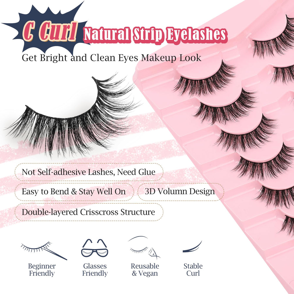 Siligli 3D volume lashes crisscross design for fuller natural effect