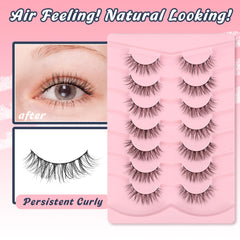 Siligli Lashes 3D volume tapered design adds fullness with natural lift.