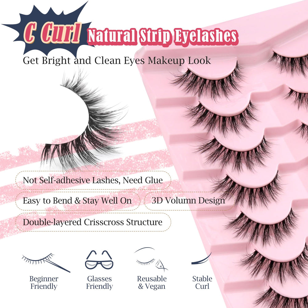 Siligli lashes feature a 0.1mm cotton flat band for light, comfortable wear.