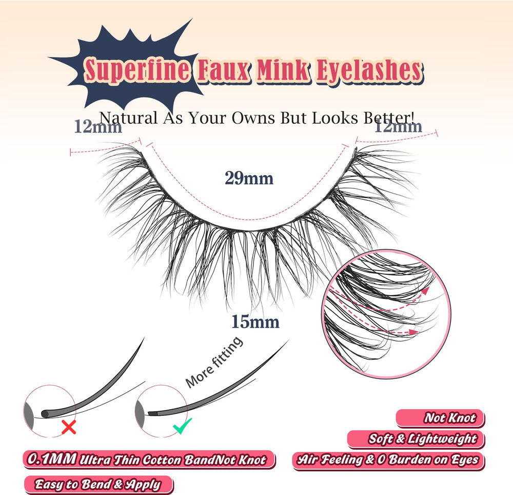 Siligli Lashes soft fiber feel delivers feather-light comfort.