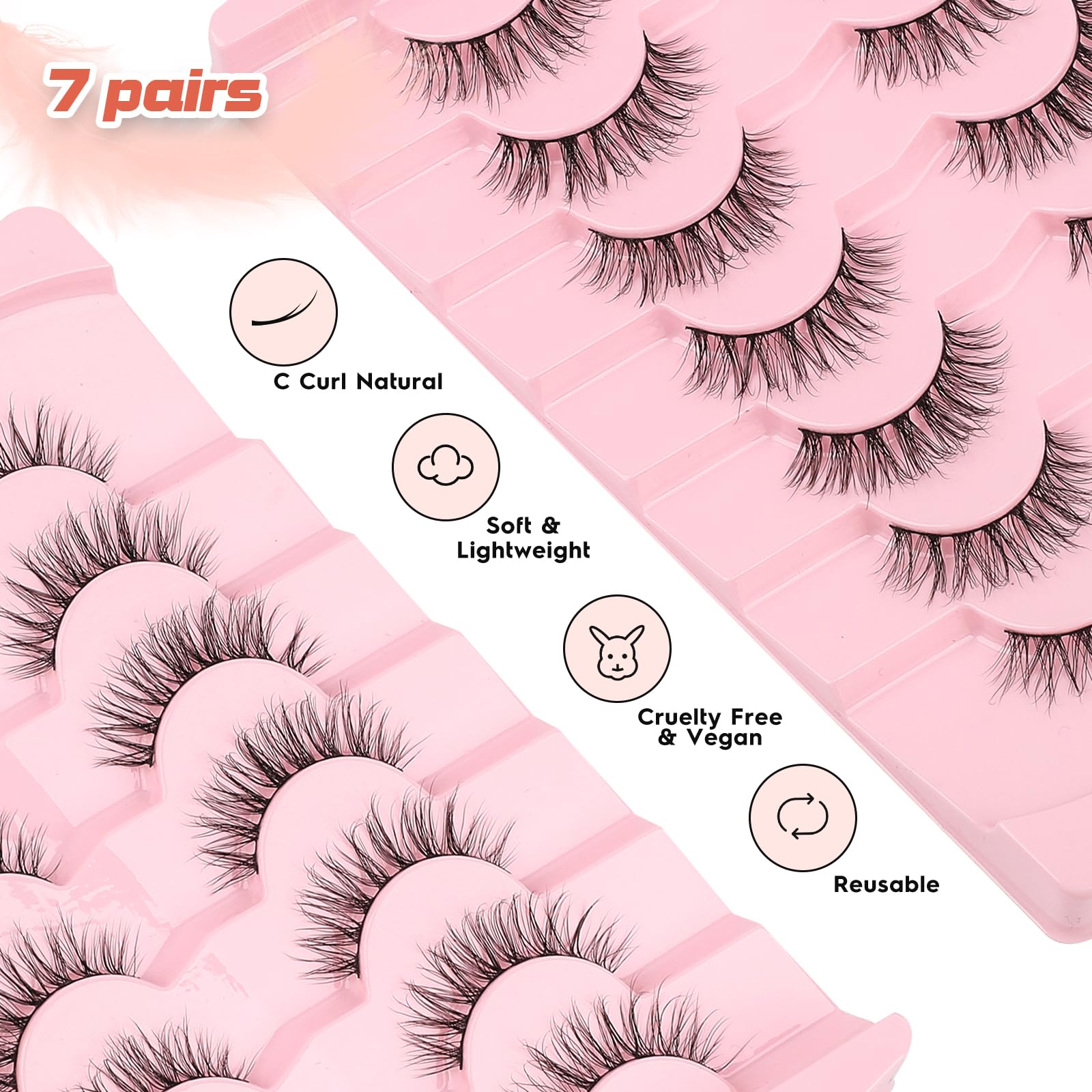 Siligli Lashes vegan reusable pack offers cruelty-free beauty options.