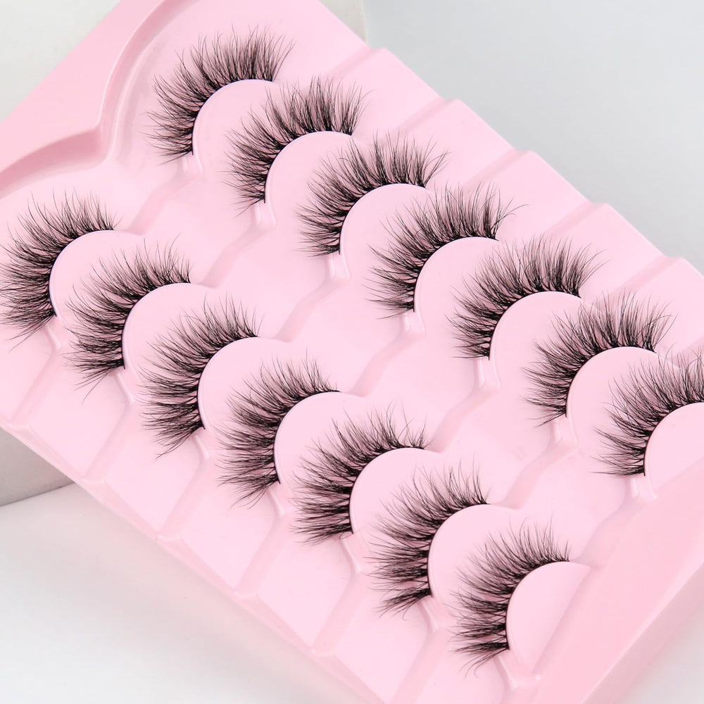 Siligli cruelty-free synthetic fibers mimic real lashes with soft, natural texture.