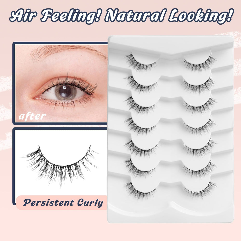 Siligli wispy cat eyelashes with 3D volume for natural fullness