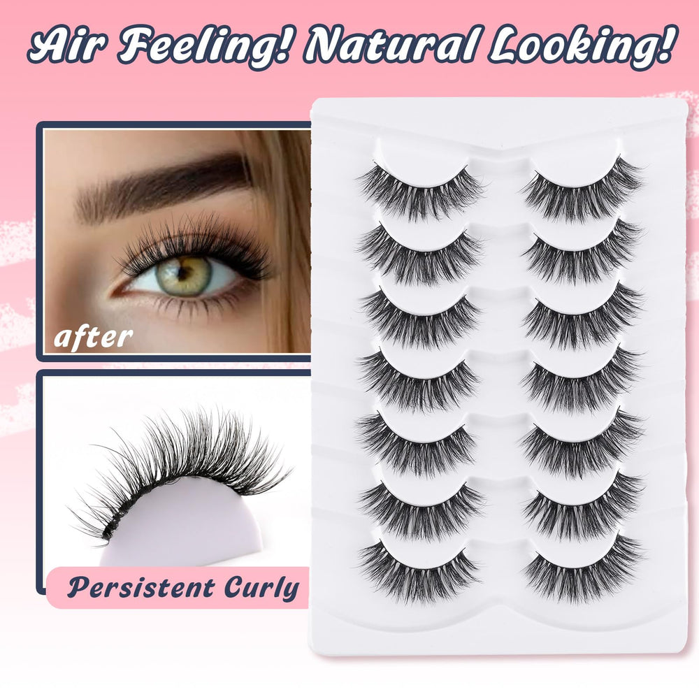 Siligli Wispy Lashes silk-feel soft upgrade for comfortable daily use