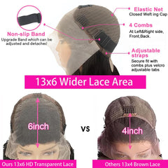 Silinli virgin human hair wig with baby hairs pre-plucked for easy styling.