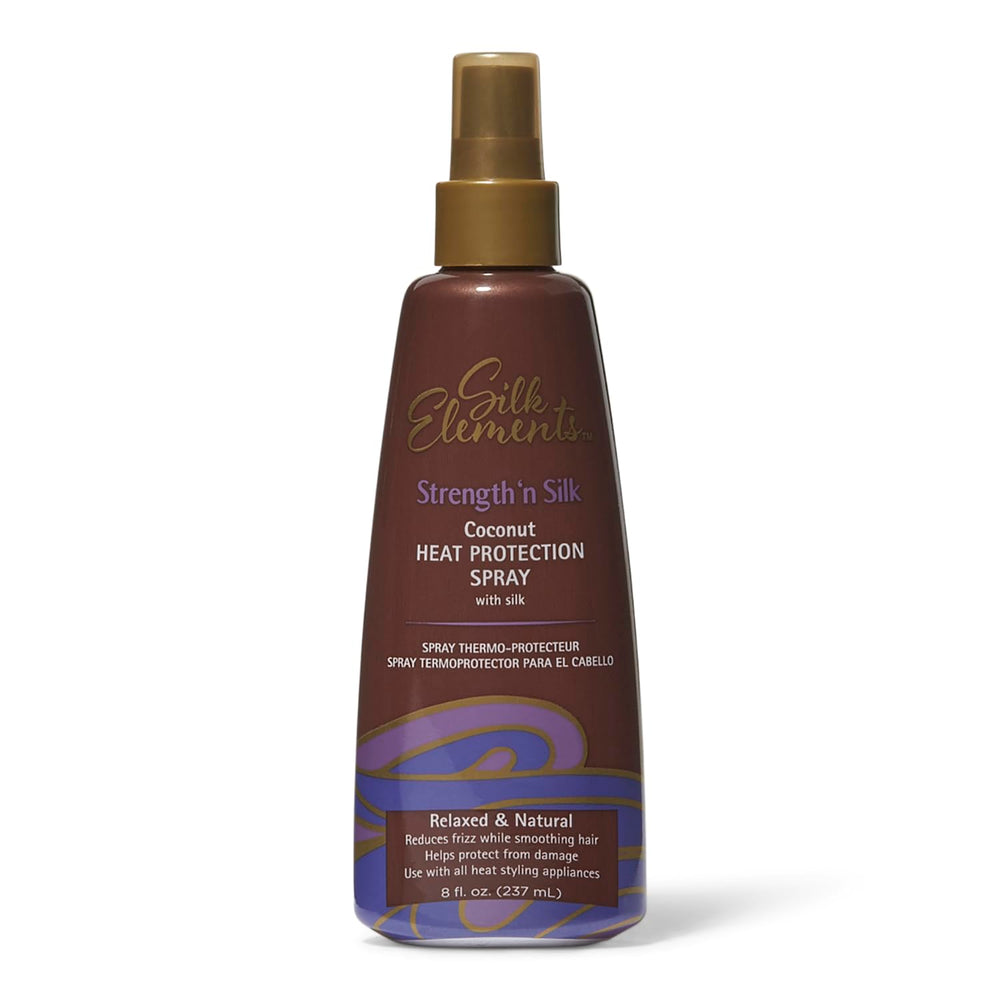 Silk Elements protector de calor con coco, botella con aplicador para uso diario