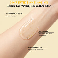 Silk Peptide Intensive Lifting Ampoule aplicación precisa con herramientas de extracción.