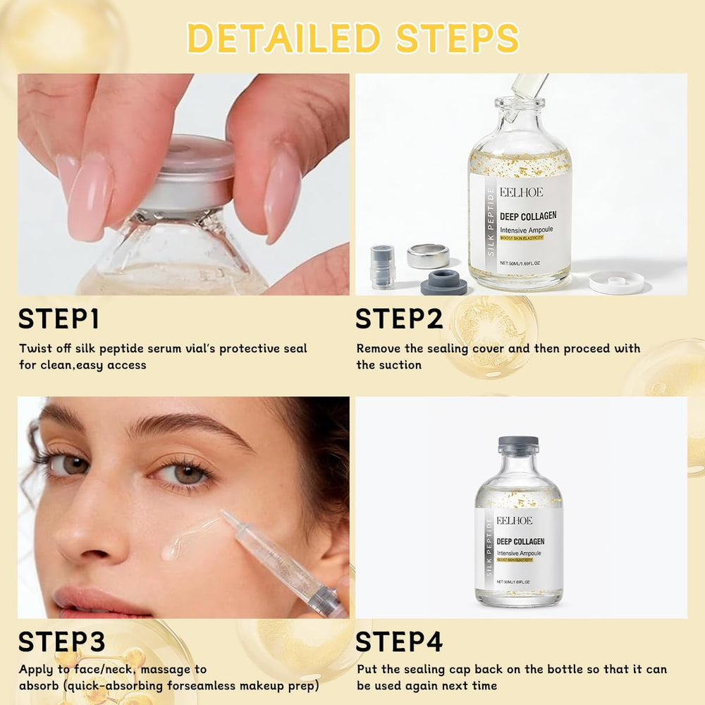 Silk Peptide Intensive Lifting Ampoule apta para todo tipo de piel.