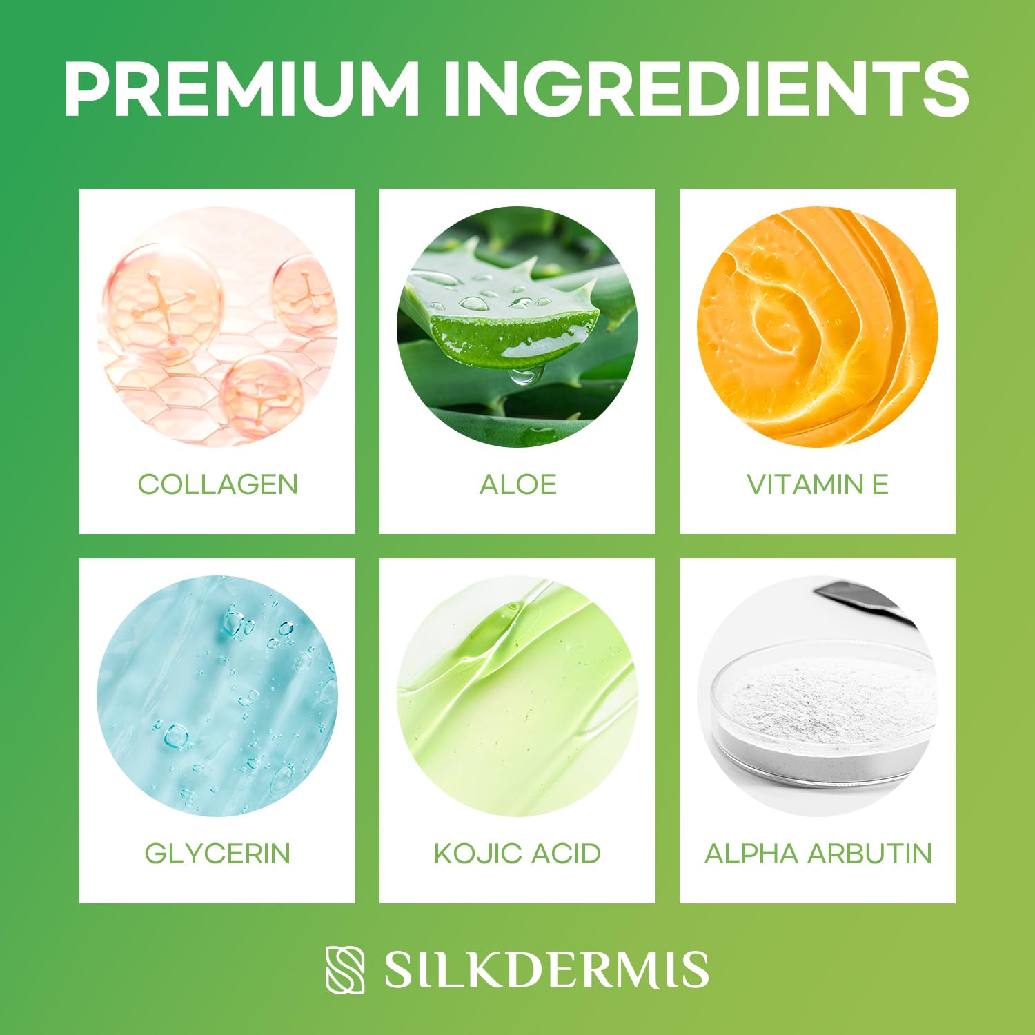 Parche hidratante de SILKDERMIS para piel más suave y flexible