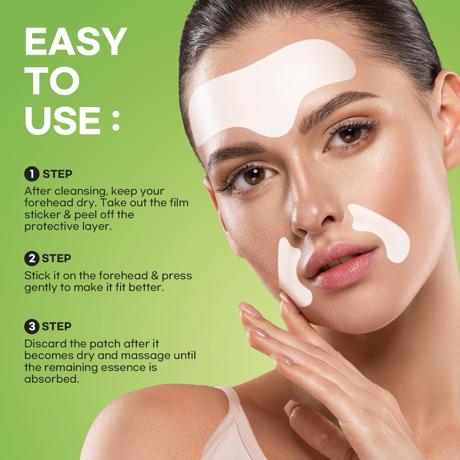 Parches SILKDERMIS 12 unidades para frente y sonrisa