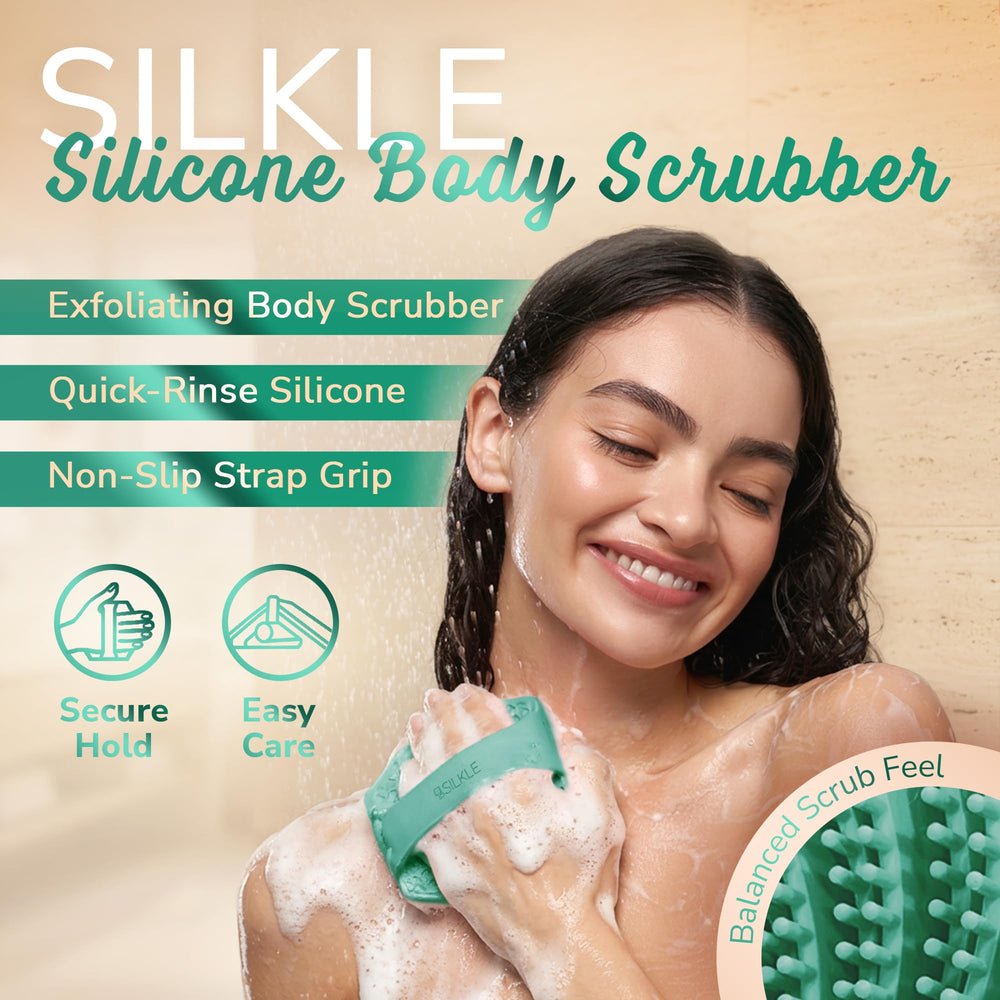 SILKLE agarre-antideslizante: sujeción estable incluso con jabón
