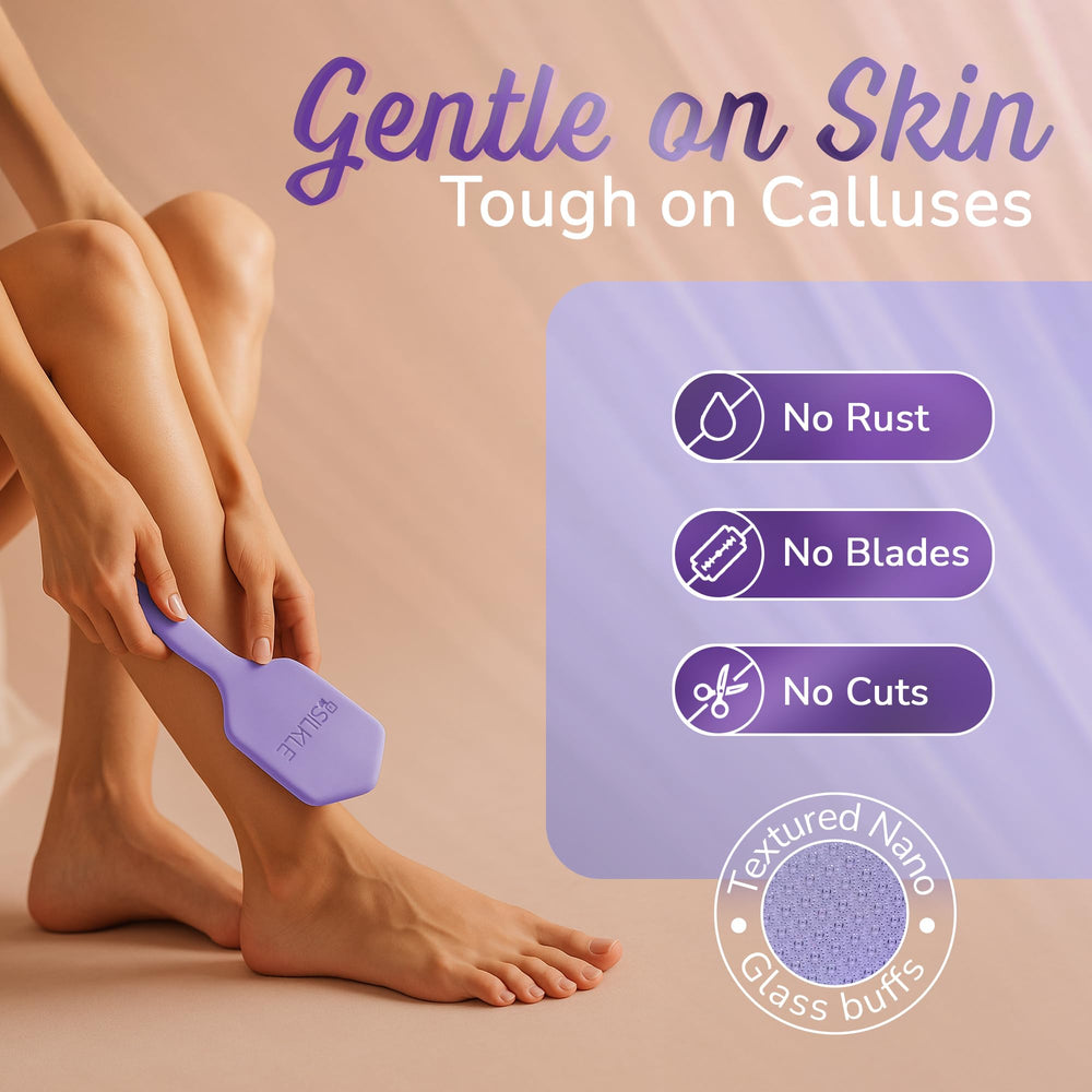 Grip-focused SILKLE foot scrubber ensuring comfortable control in wet conditions.