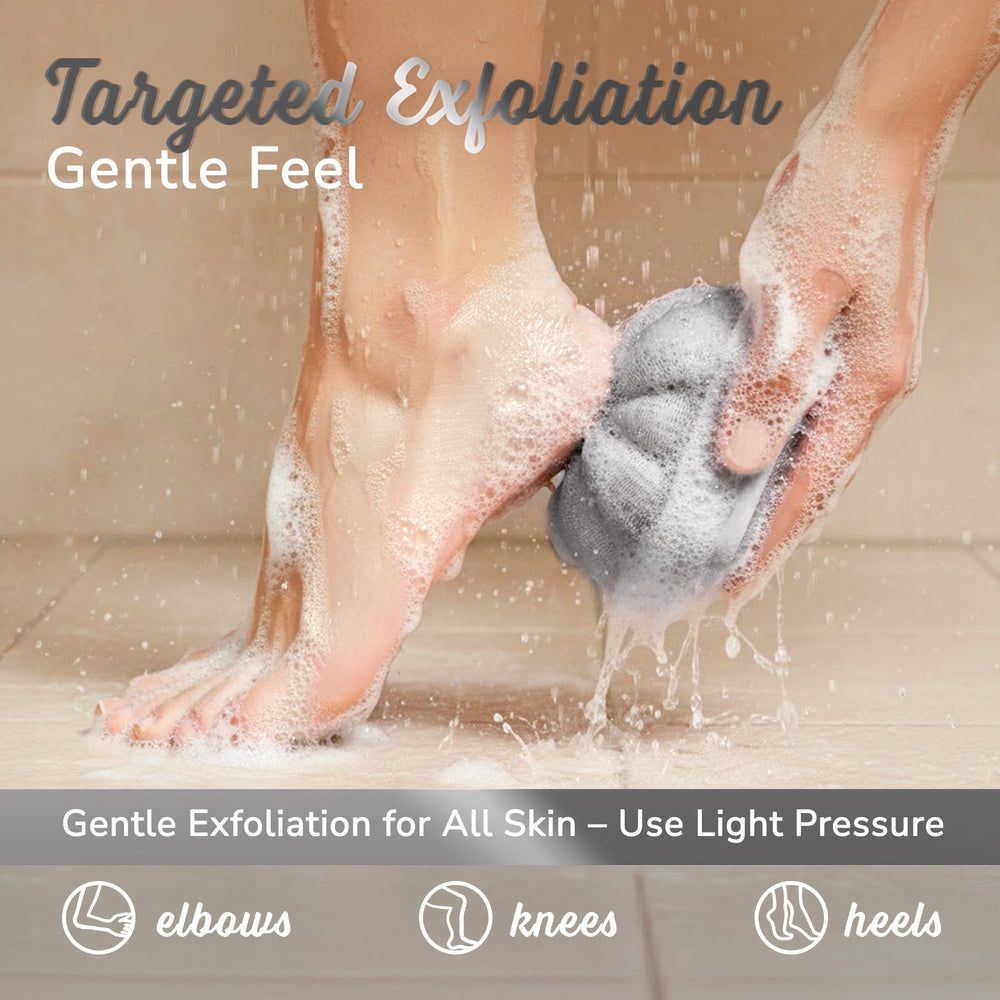 SILKLE travel-friendly loofah fits gym bag and showers