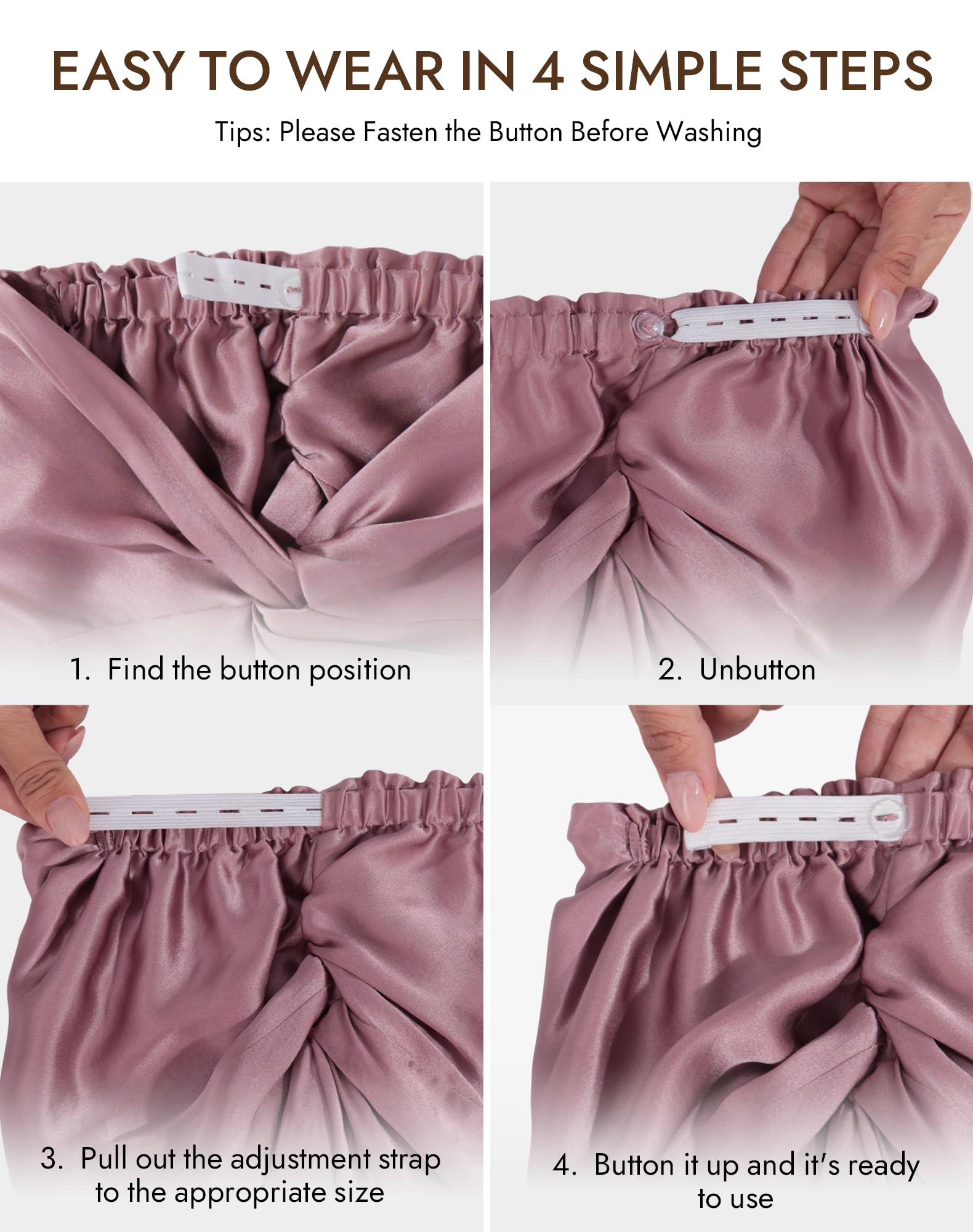Breathable, temperature regulating SilkSilky wrap for year-round comfort