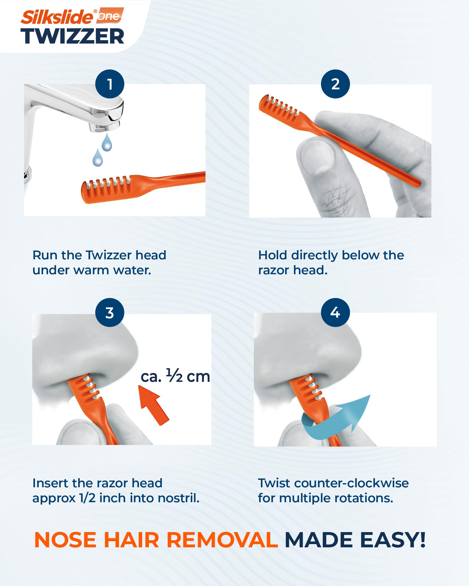 Silkslide One Twizzer hygienic construction supports safe grooming.