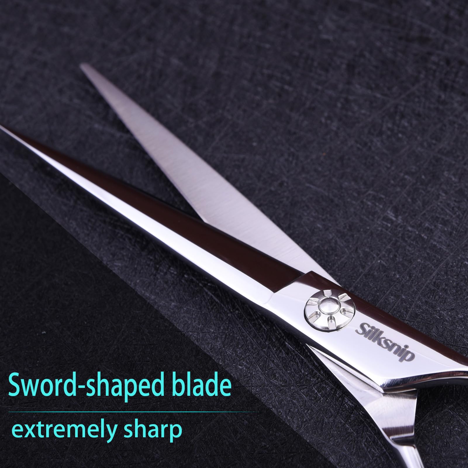 Silksnip adjustable tension barber shears provide customized cutting precision