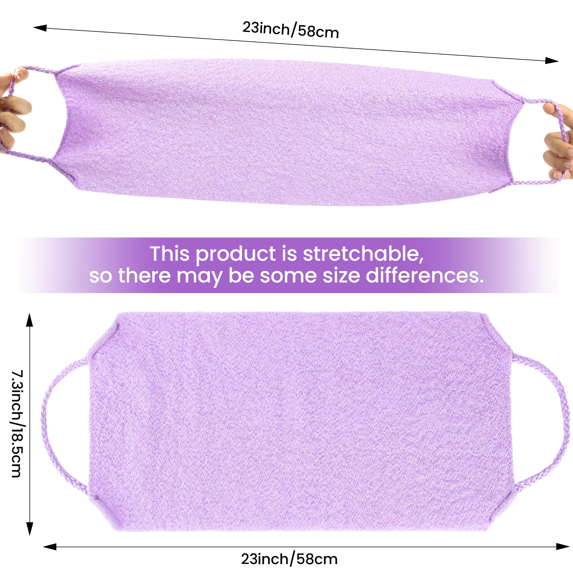 Silkyhose exfoliante dual para ducha ofrece limpieza suave y efectiva.