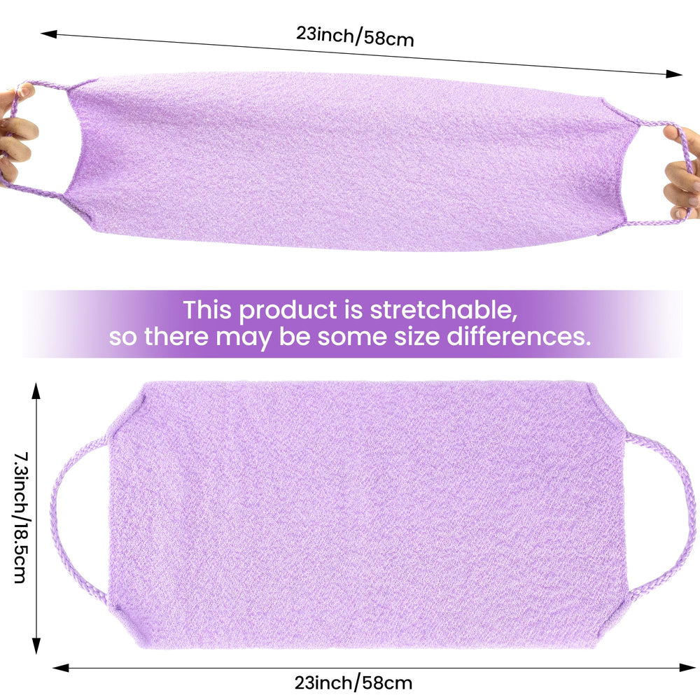 Silkyhose exfoliante dual para ducha ofrece limpieza suave y efectiva.