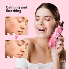 SilkySecret Agua de Rosas Orgánica: niebla capilar refrescante para cabello y cuero cabelludo.