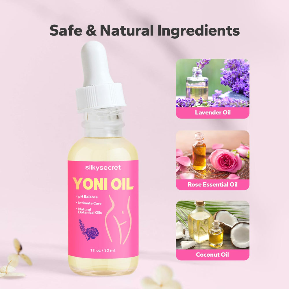 Usos múltiples: Yoni y cuerpo con SilkySecret Aceite Yoni.