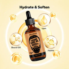 SilkyShark Beard Oil ingredients jojoba for soft beard and skin