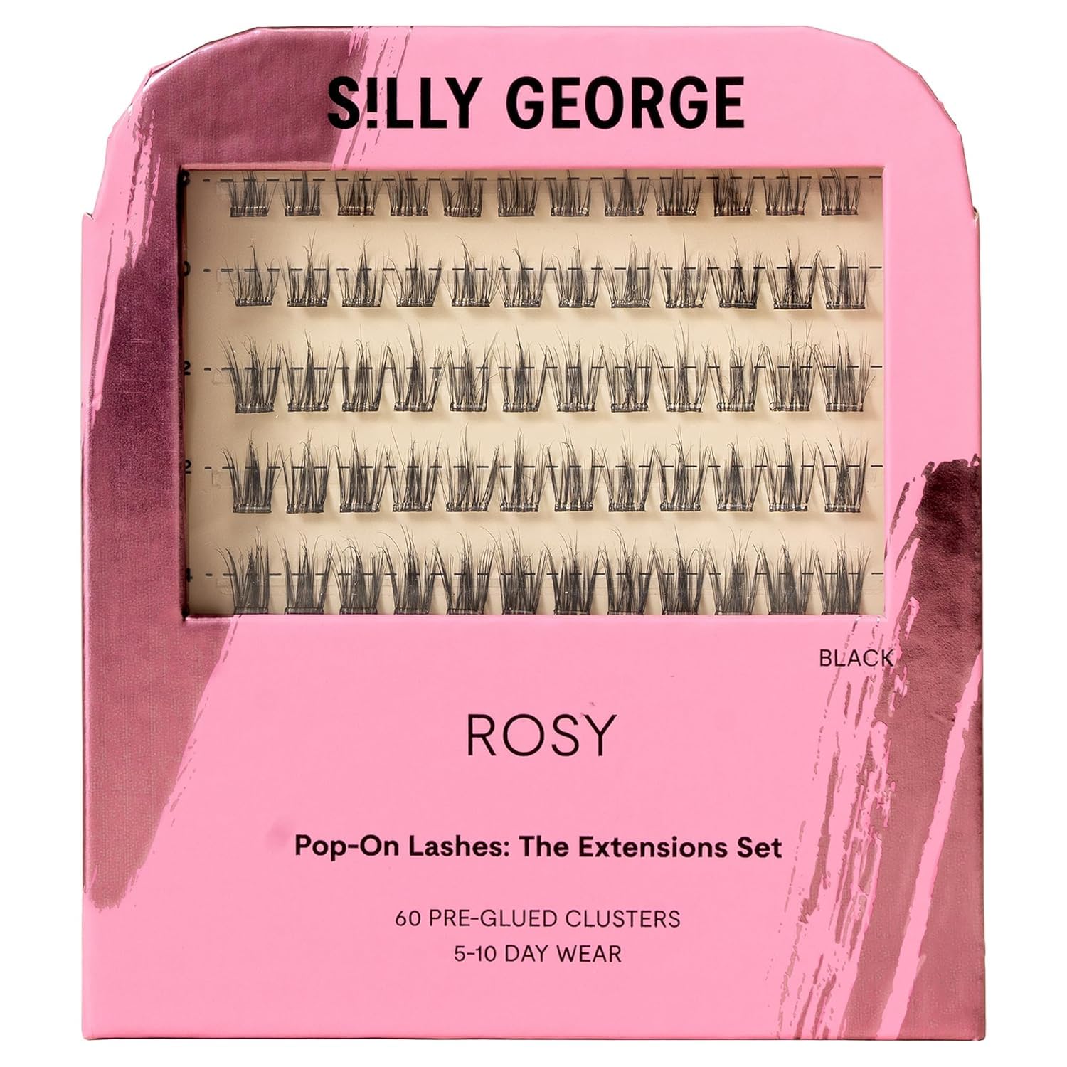 Silly George Pop-On pre-glued clusters for quick lash application