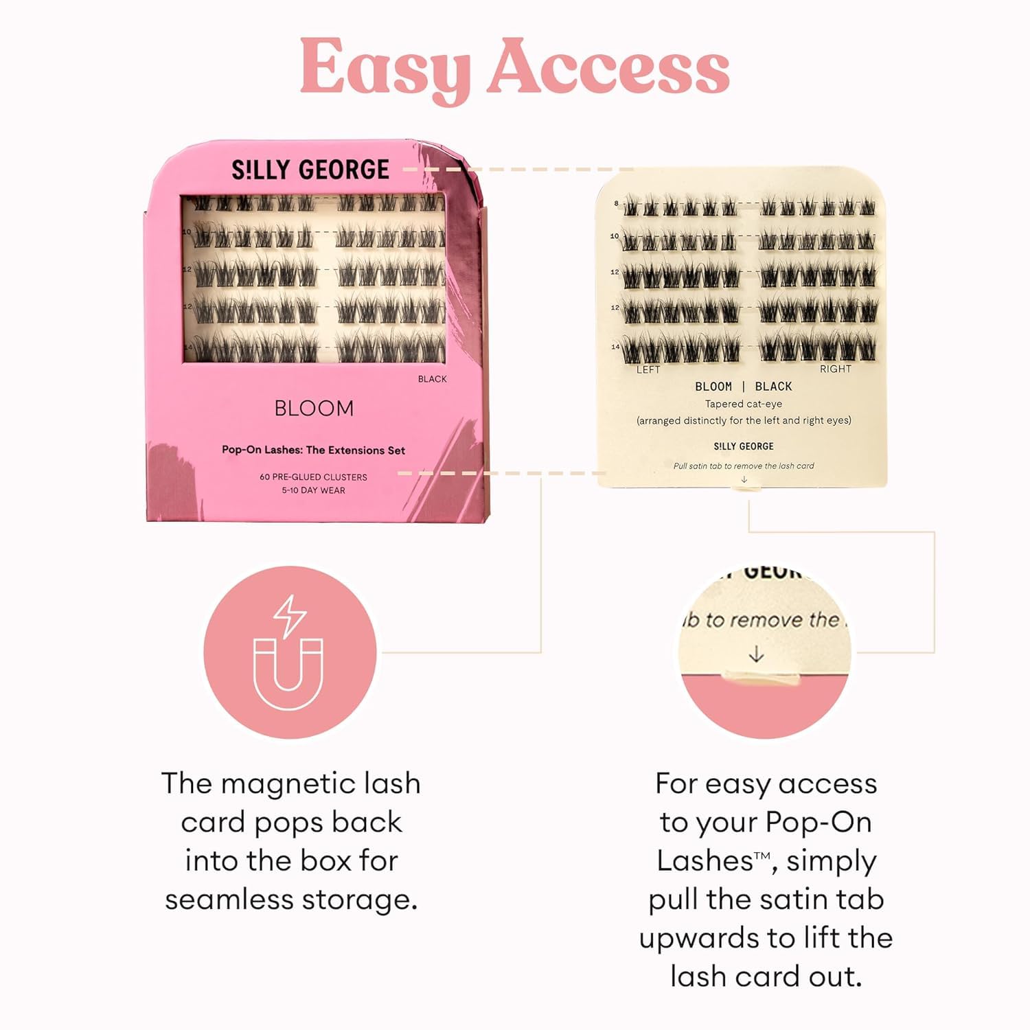 Silly George Pop-On Lashes vegan cruelty-free label for ethical beauty