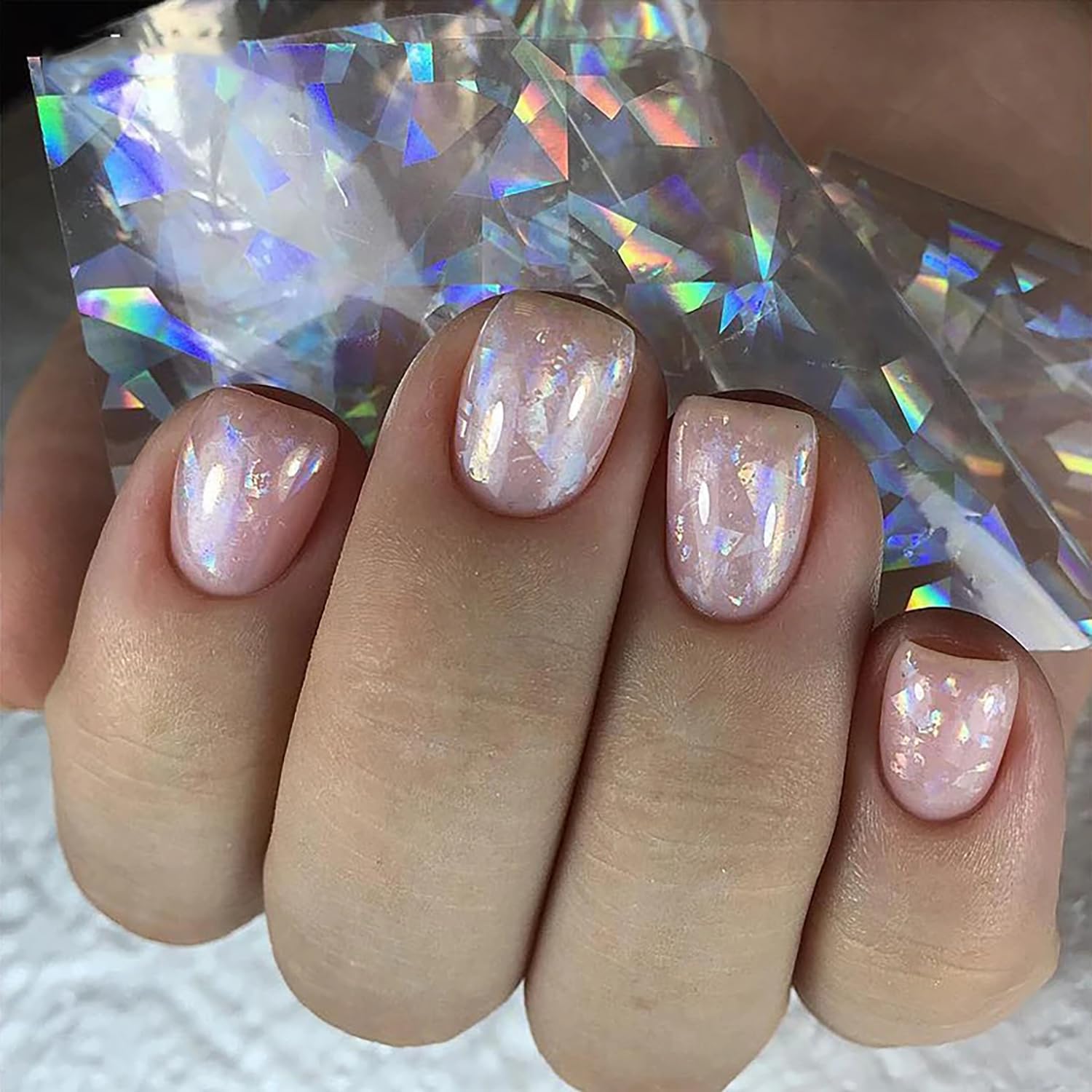SILPECWEE Aurora waves foil brings dynamic movement to manicure