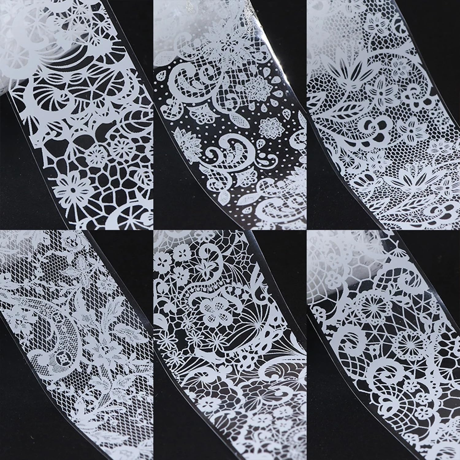 SILPECWEE nail art foil decal pack for quick DIY looks.