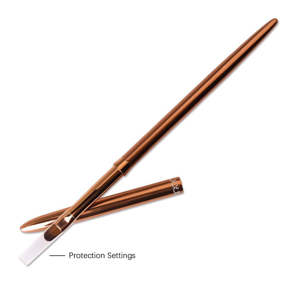 SILPECWEE nylon hair brush head delivers soft touch for delicate details