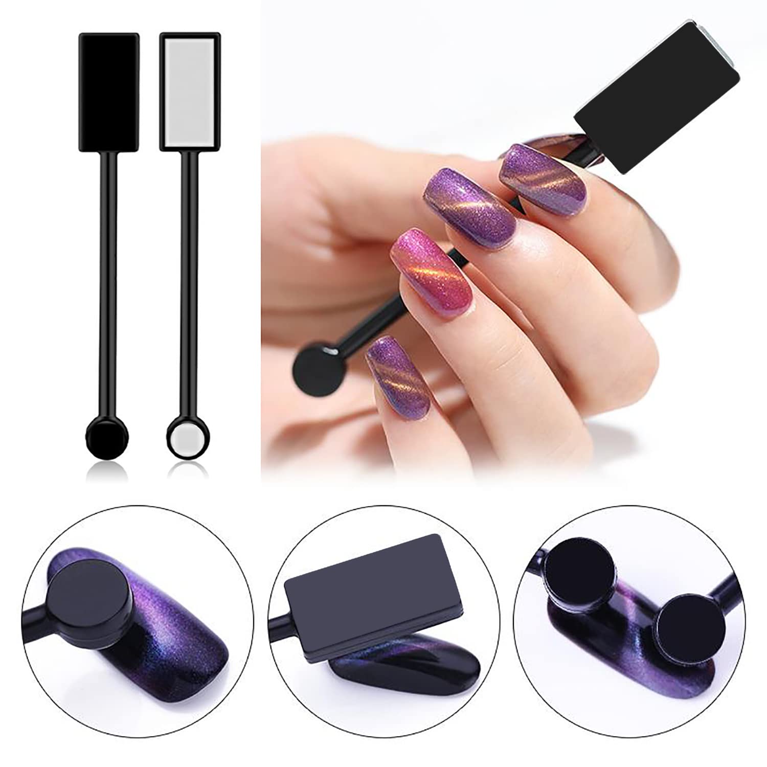 SILPECWEE: varitas imanes para diseñar diferentes efectos en uñas