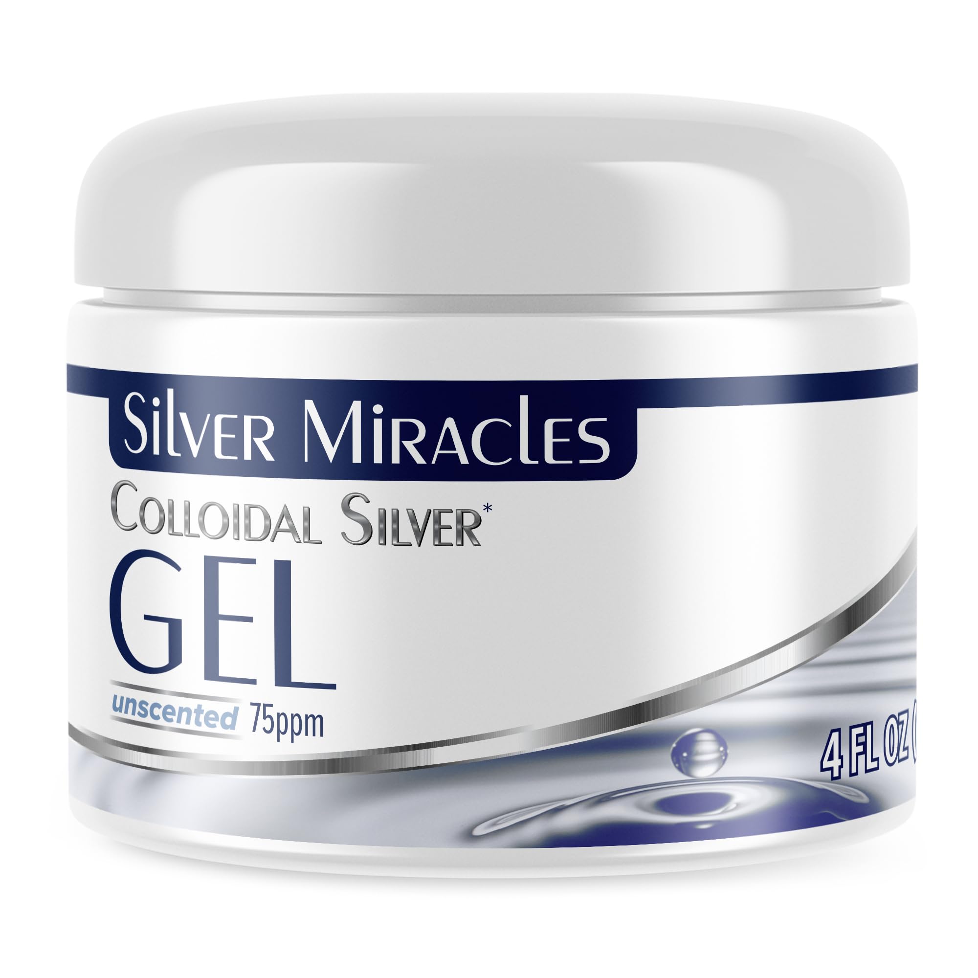 Silver Miracles gel plata coloidal, aplicación suave para piel irritada y quemaduras.