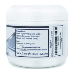 Silver Miracles gel plata coloidal para piel sensible, uso diario suave.